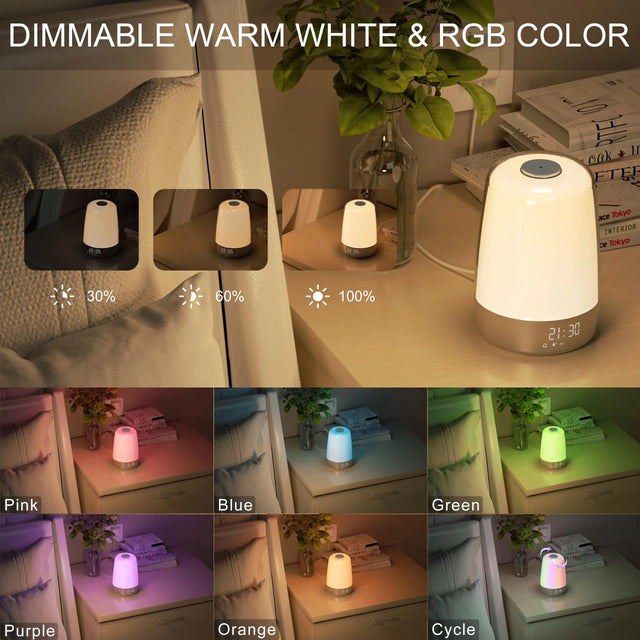 Deeyaple - LED Alarm Clocks - Night Light