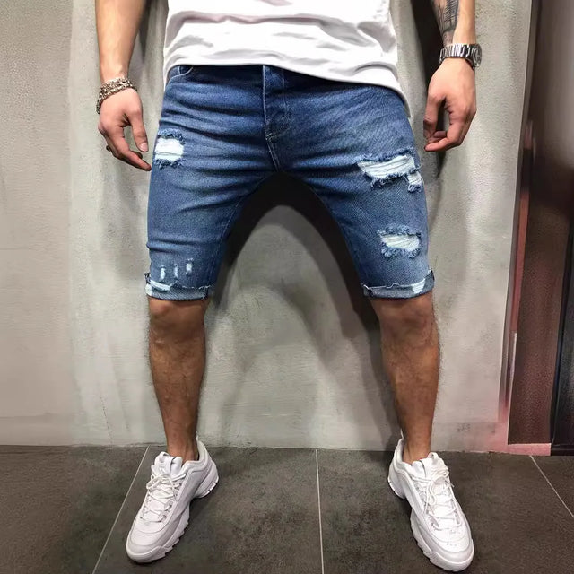 JOCKMAIL - Mens Cargo Denim Shorts