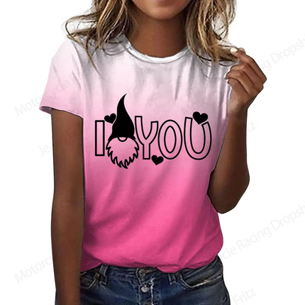 Women Love Heart 3D Valentine Tops - Mad Fly Essentials