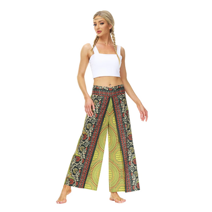 Women Yoga Wide Leg Bohemian Harem Pants