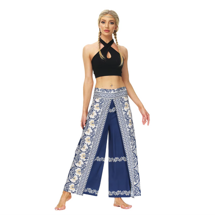 Women Yoga Wide Leg Bohemian Harem Pants