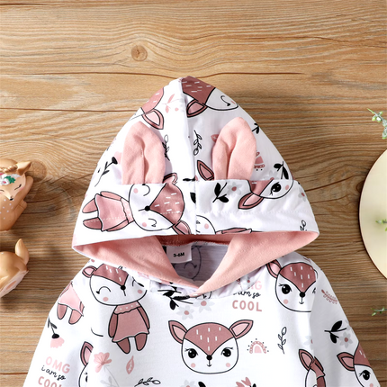 Baby Girl Foxy Sweatshirt Hoodie Set