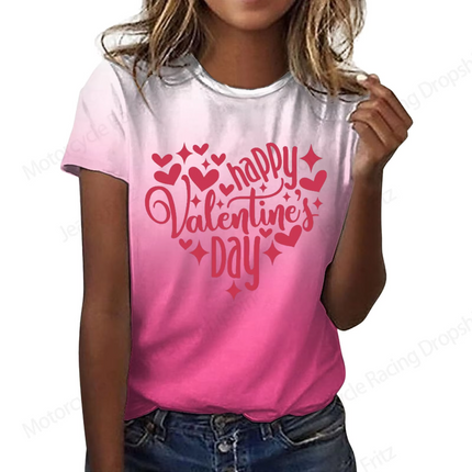 Women Love Heart 3D Valentine Tops - Mad Fly Essentials