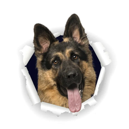 3D Dog Wall Fridge Kids Room Stickers