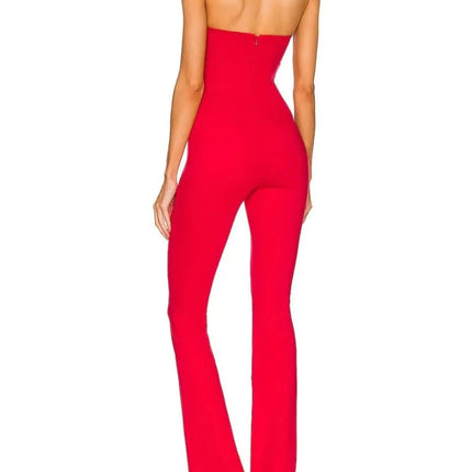 Women 2024 Sexy Sleeveless Summer Bandage Jumpsuit