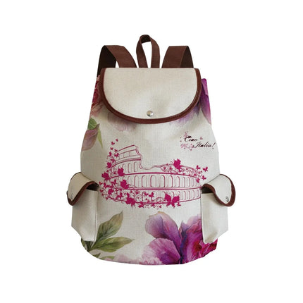 Women Eco-Friendly Eiffel Tower Paris Tote Backpacks