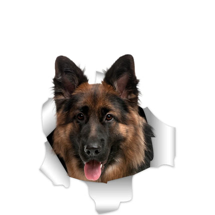 3D Dog Wall Fridge Kids Room Stickers