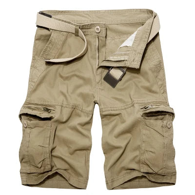 Men Tactical Multi-Pocket Summer Camo Cargo Shorts