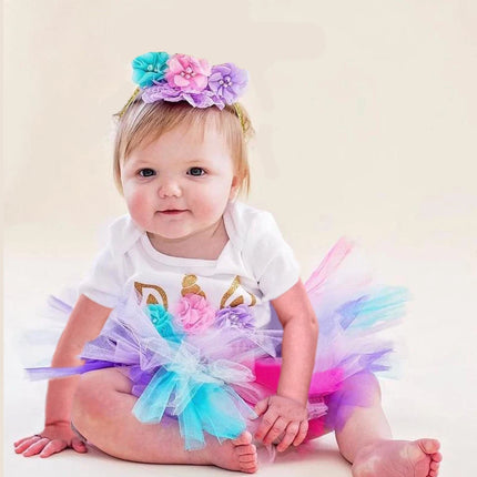 Baby Girl Summer 1st Birthday Party Dress