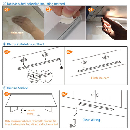 Kitchen Under Cabinet Closet LED 5W Sensor Night Light