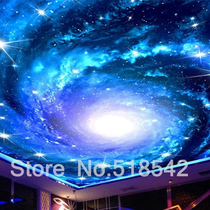 Custom 3D Starry Sky Galaxy Mural Wallpaper