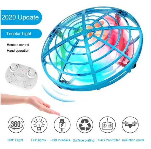 Mini RC UFO LED Gesture Sensing Drone