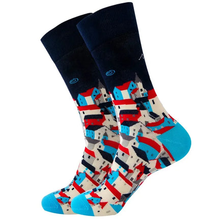 Men Combed 3D Funny Money Socks