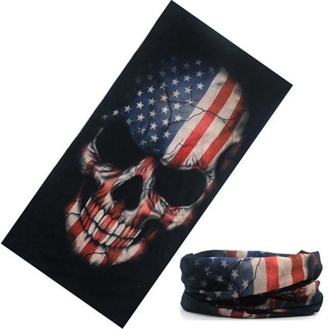 Multifunctional Bandana Headband Camouflage Tubular Balaclava