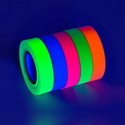 UV Gaffer 5pc Luminous Blacklight Tape Set