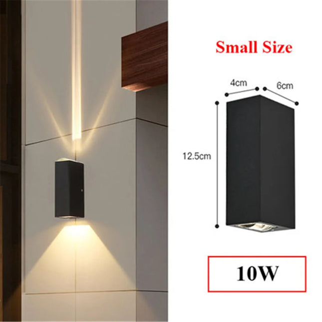 Waterproof Up Down LED Exterior Wall Sconce