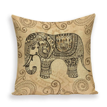 Indian Moroccan Elephant Animal Pillows