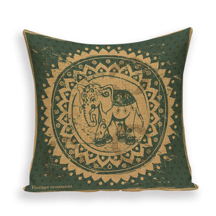 Indian Moroccan Elephant Animal Pillows