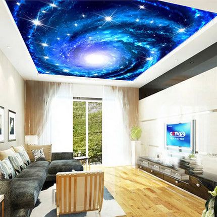 Custom 3D Starry Sky Galaxy Mural Wallpaper