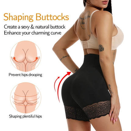 Women High-Waist Tummy-Control Body Shaper Shorts