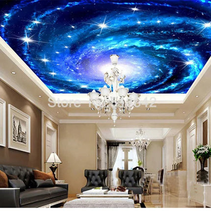 Custom 3D Starry Sky Galaxy Mural Wallpaper