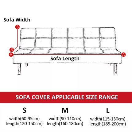 Geometric Folding Sofa Double Seat Slipcovers