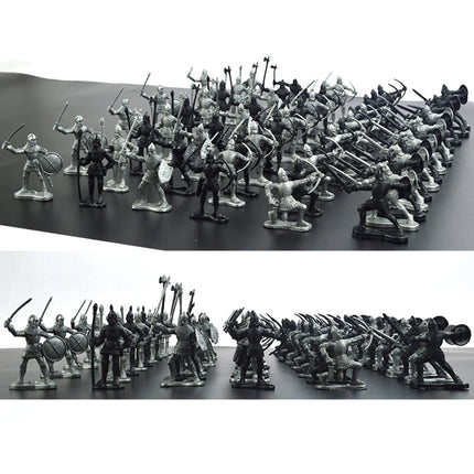 Kids 60pcs Medieval Warriors Soldiers Figurines