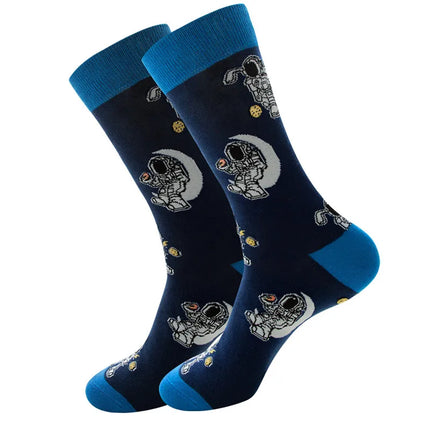 Men Combed 3D Funny Money Socks