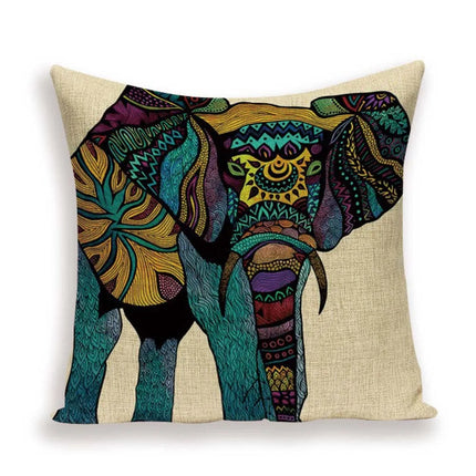 Indian Moroccan Elephant Animal Pillows