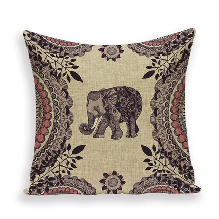 Indian Moroccan Elephant Animal Pillows