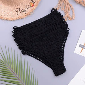 Women Crochet Boho Hollow Bikini Cover