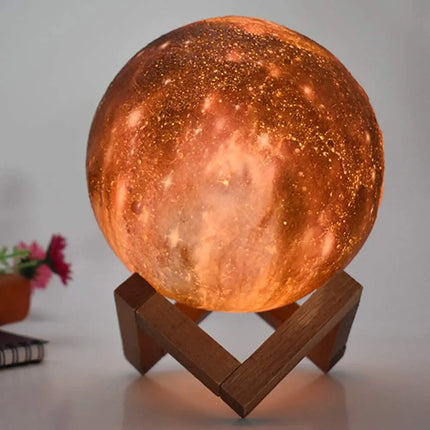 T20 3D Printed Moon Lamp Kids Night Light