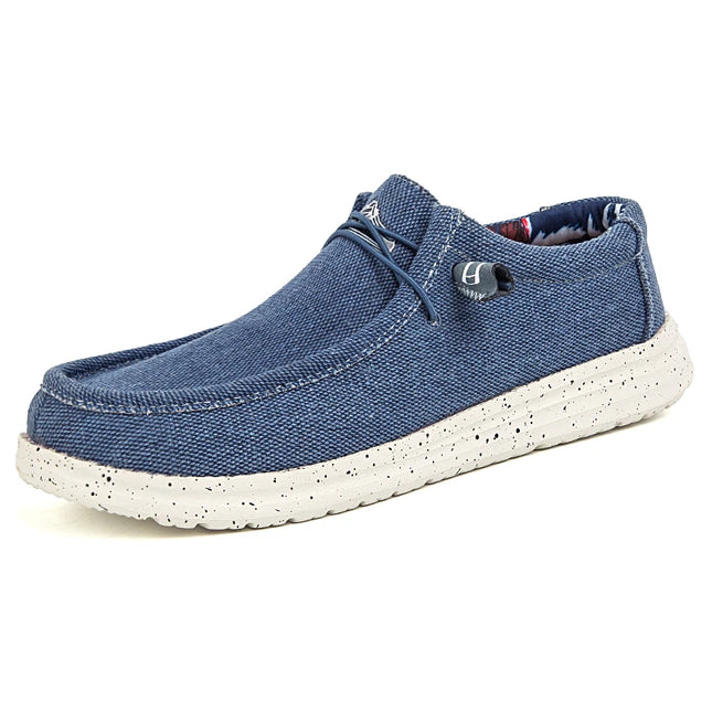 Men Breathable Casual Denim Canvas Loafers