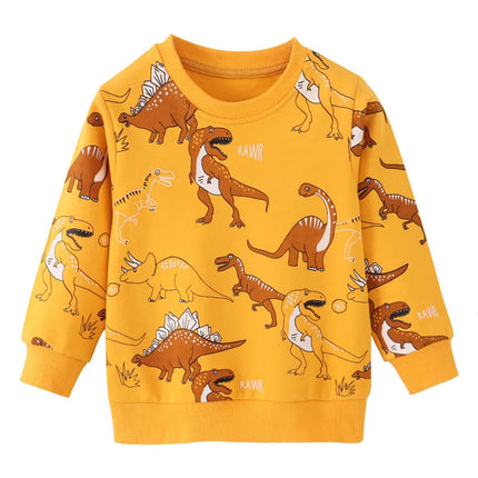 Baby Boy Spring Animal Dinosaur Sweatershirts