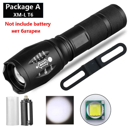 Waterproof 8000LM Tactical LED Flashlight