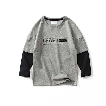 Baby Boys Forever Young Long Shirts - Mad Fly Essentials