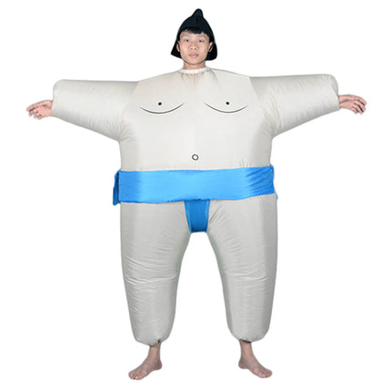 Halloween Kid Adult Sumo Wrestling Inflatable Costume