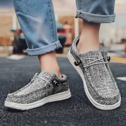 Men Breathable Casual Denim Canvas Loafers