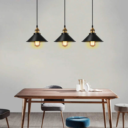 Nordic Vintage Kitchen E27 Retro Pendant Light