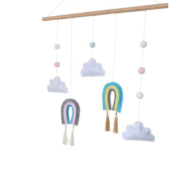 Nordic Cloud Macrame Wall Rainbow Nursery Decoration