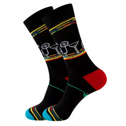 Men Combed 3D Funny Money Socks