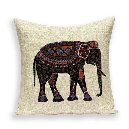 Indian Moroccan Elephant Animal Pillows