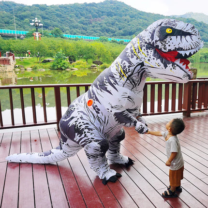 Adult Kid Boy Inflatable Dinosaur Costume Party Set