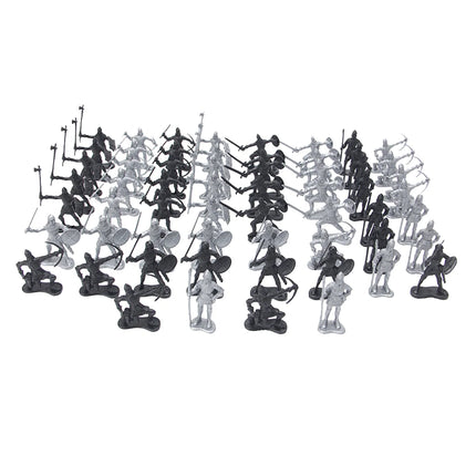 Kids 60pcs Medieval Warriors Soldiers Figurines