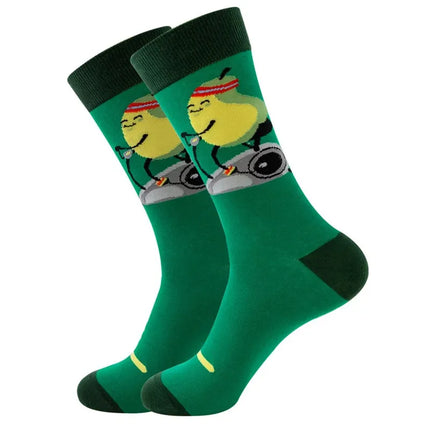 Men Combed 3D Funny Money Socks