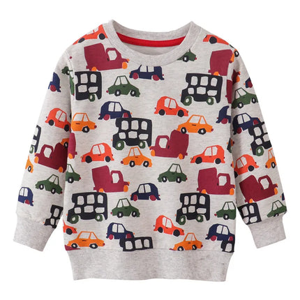 Baby Boy Spring Animal Dinosaur Sweatershirts