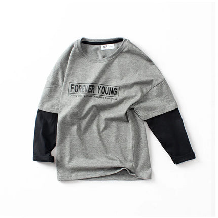 Baby Boys Forever Young Long Shirts - Mad Fly Essentials