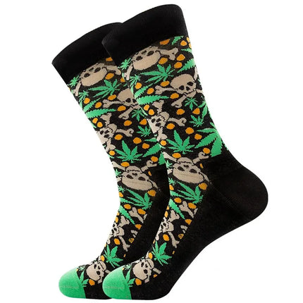 Men Combed 3D Funny Money Socks