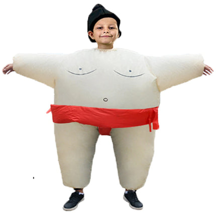 Halloween Kid Adult Sumo Wrestling Inflatable Costume