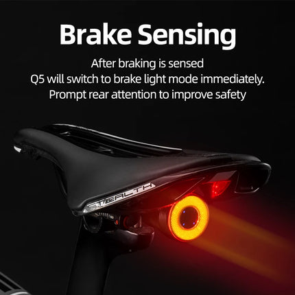 Smart Brake Sensing LED IPx6 Waterproof Cycling Tailight